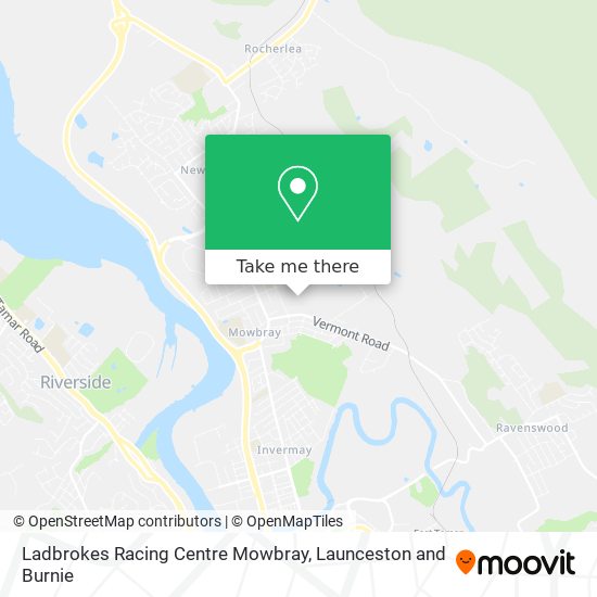 Ladbrokes Racing Centre Mowbray map