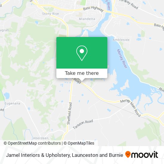 Jamel Interiors & Upholstery map