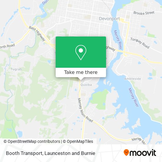 Booth Transport map