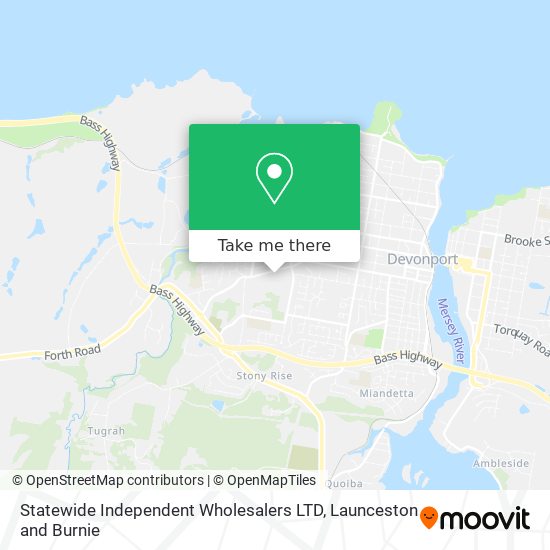 Statewide Independent Wholesalers LTD map