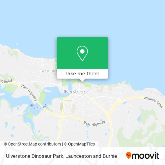 Ulverstone Dinosaur Park map