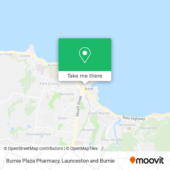 Burnie Plaza Pharmacy map