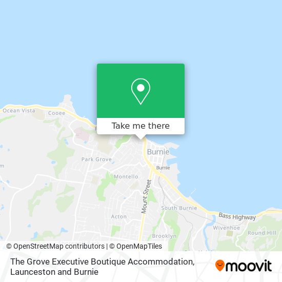 The Grove Executive Boutique Accommodation map