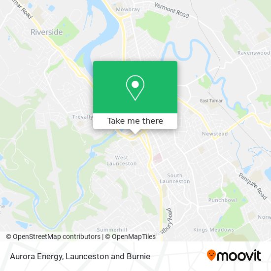 Aurora Energy map