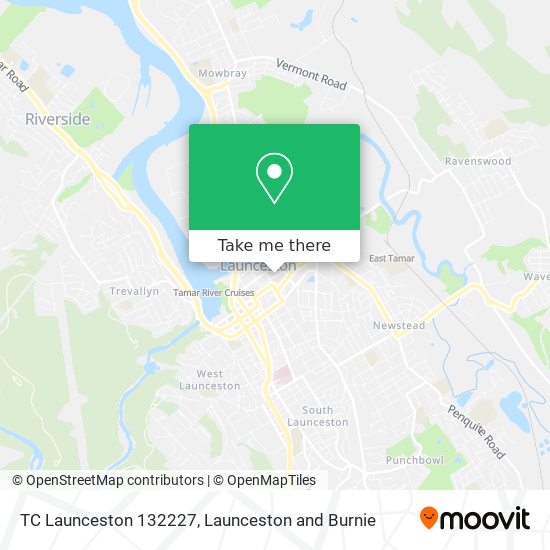 TC Launceston 132227 map