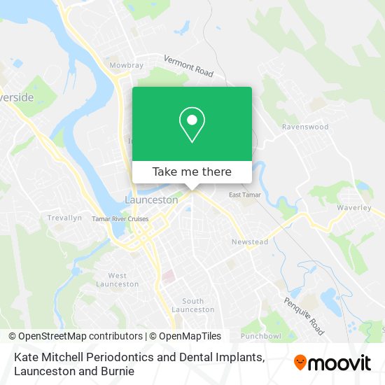 Kate Mitchell Periodontics and Dental Implants map