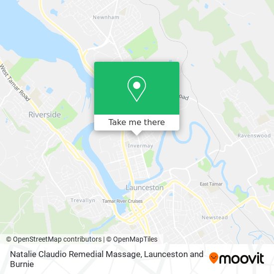 Mapa Natalie Claudio Remedial Massage