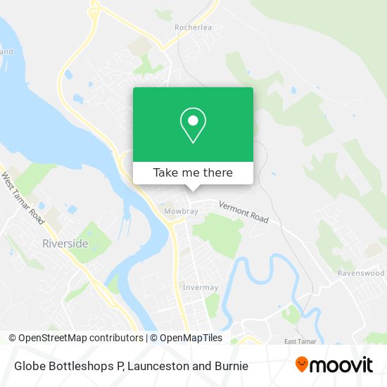 Globe Bottleshops P map