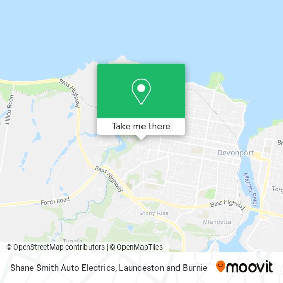 Shane Smith Auto Electrics map