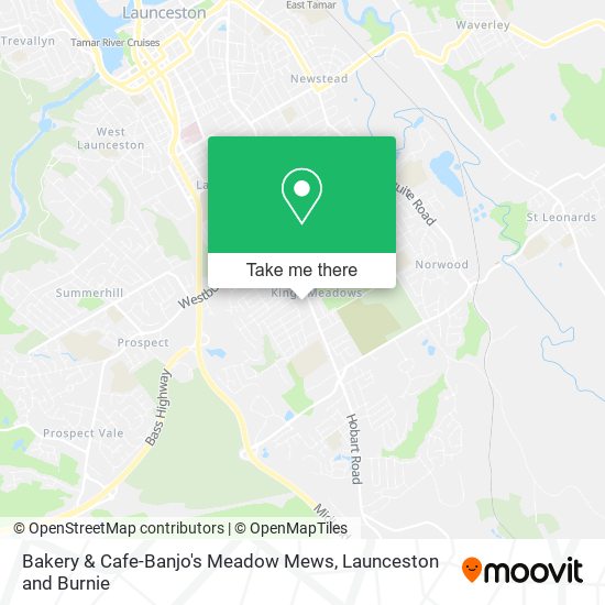 Mapa Bakery & Cafe-Banjo's Meadow Mews