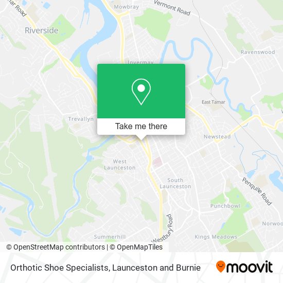 Orthotic Shoe Specialists map