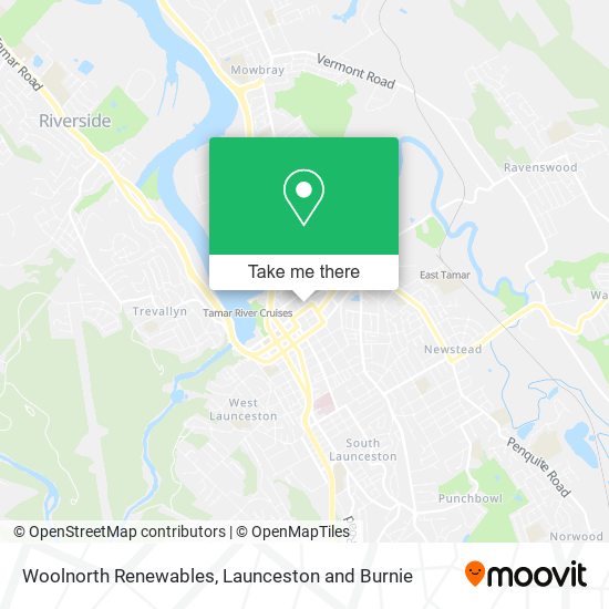 Woolnorth Renewables map