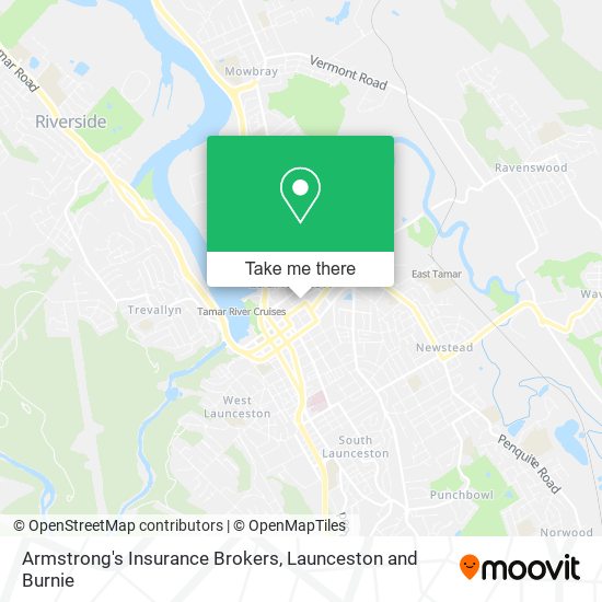 Armstrong's Insurance Brokers map