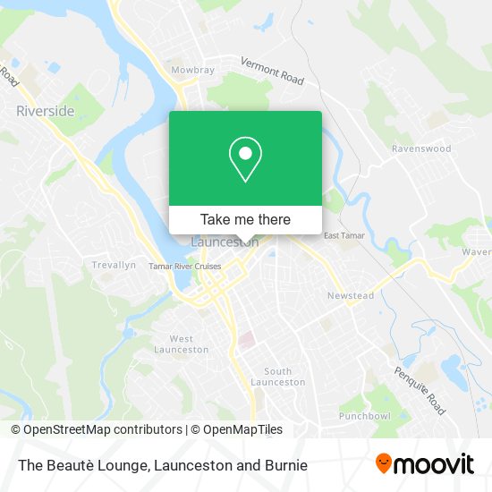 The Beautè Lounge map