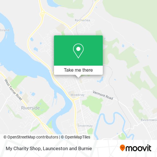 My Charity Shop map