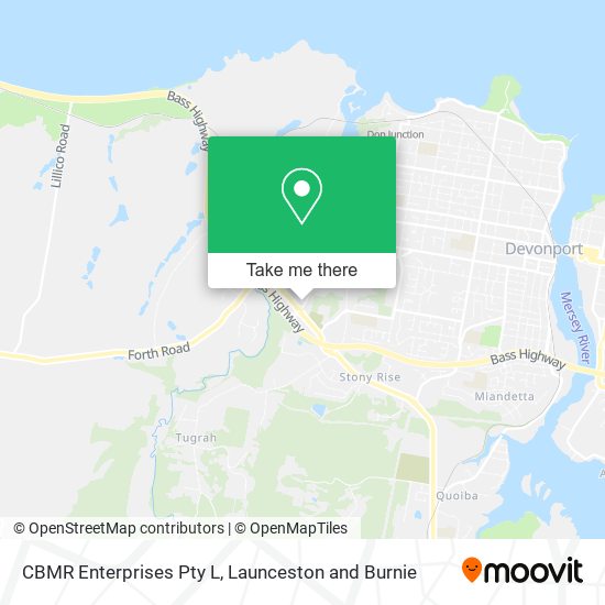 CBMR Enterprises Pty L map