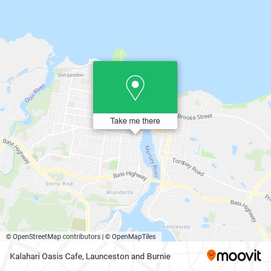 Kalahari Oasis Cafe map