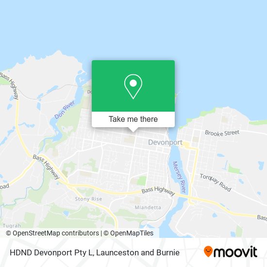 HDND Devonport Pty L map