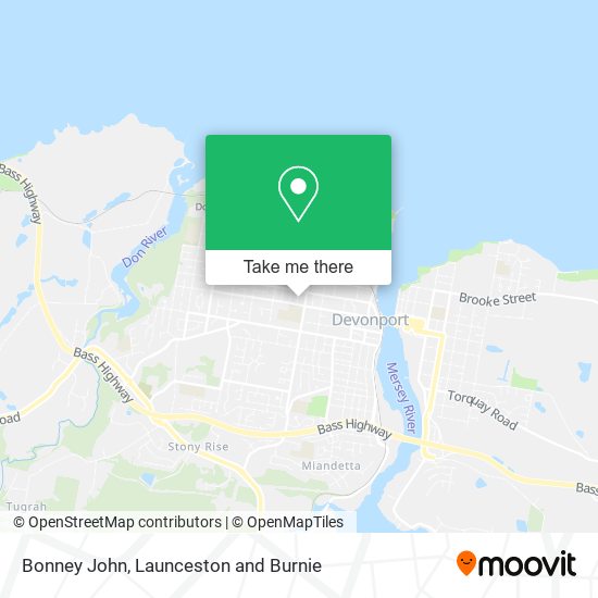 Bonney John map