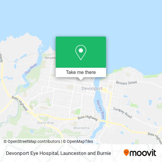 Devonport Eye Hospital map