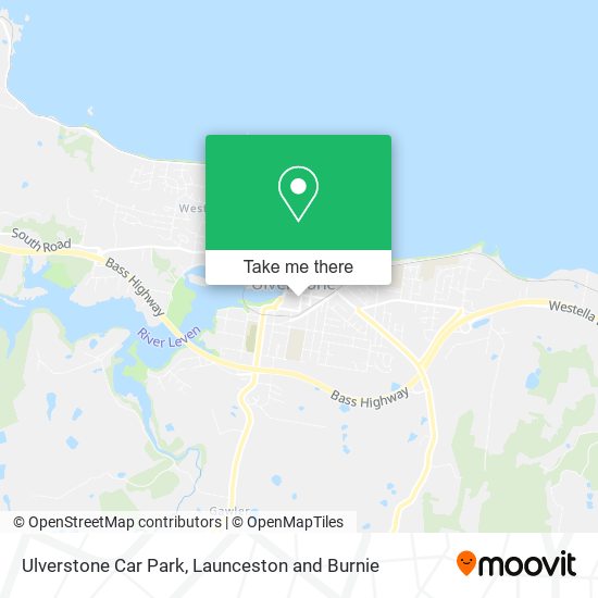 Ulverstone Car Park map