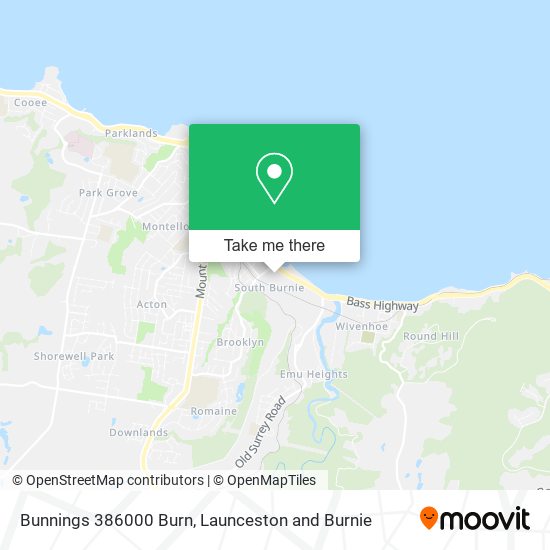 Bunnings 386000 Burn map