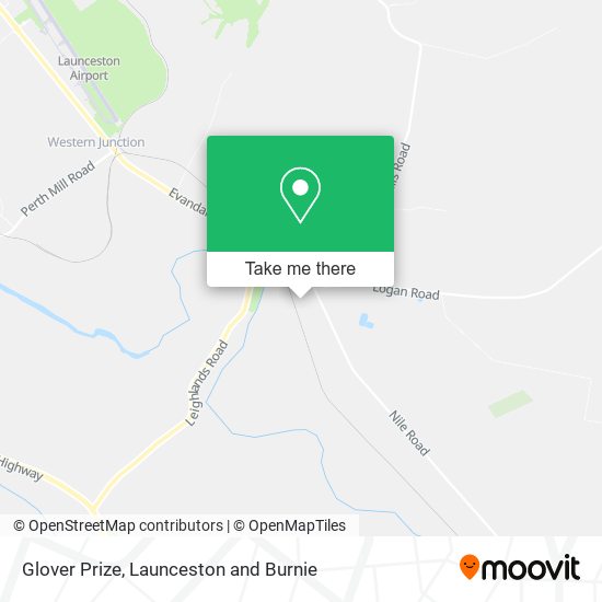 Glover Prize map