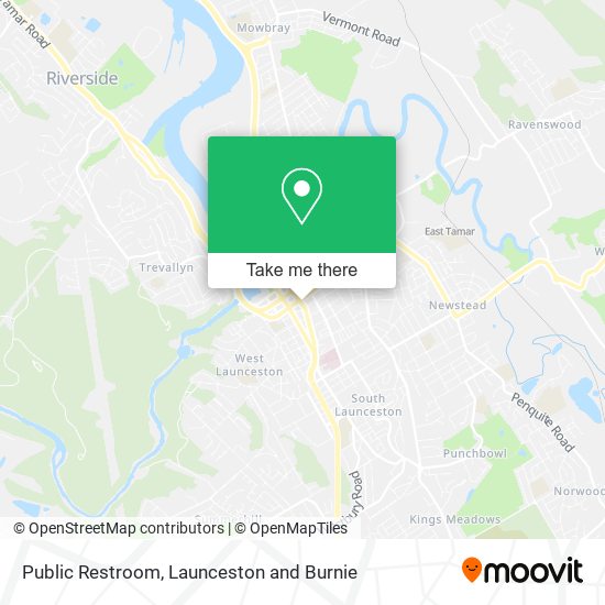Public Restroom map