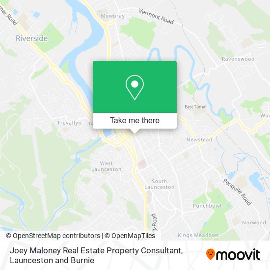 Joey Maloney Real Estate Property Consultant map