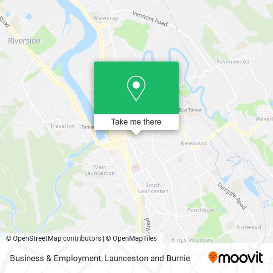 Business & Employment map