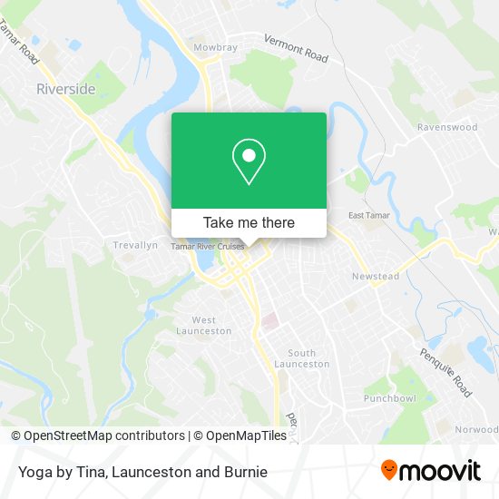 Yoga by Tina map