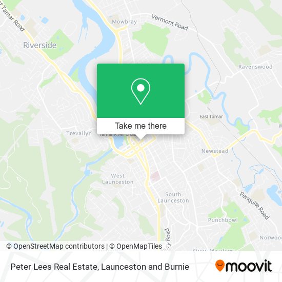 Peter Lees Real Estate map