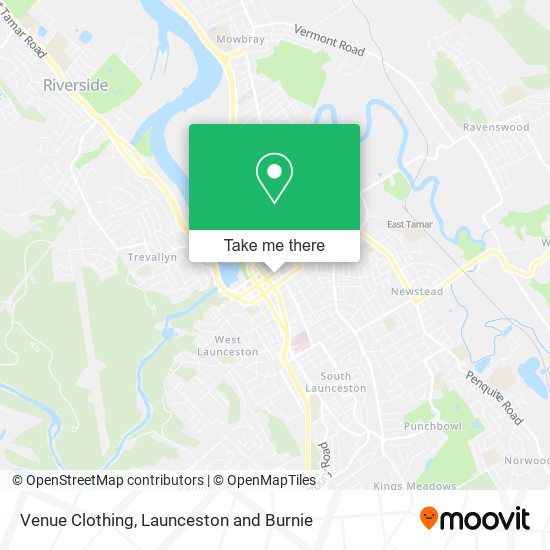 Venue Clothing map