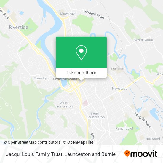 Mapa Jacqui Louis Family Trust