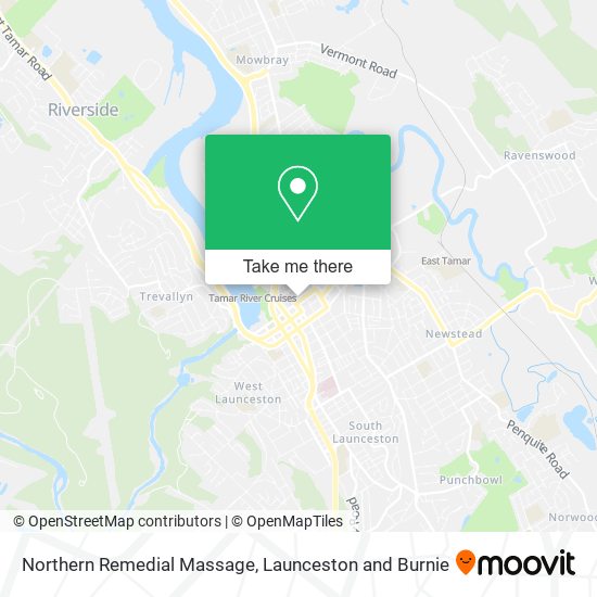 Northern Remedial Massage map