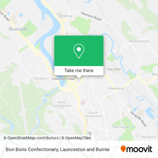 Bon Bons Confectionery map