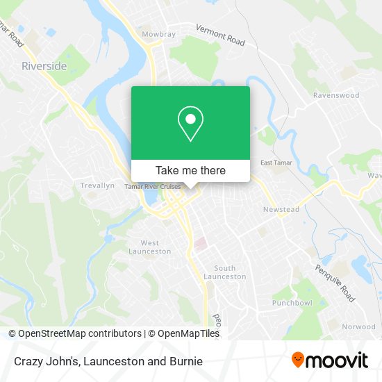 Crazy John's map