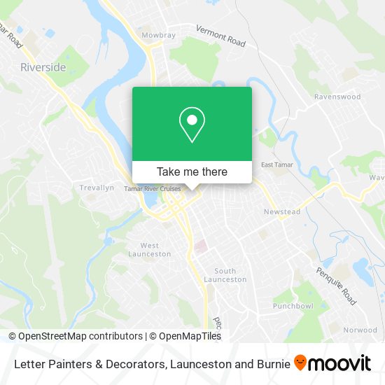 Letter Painters & Decorators map