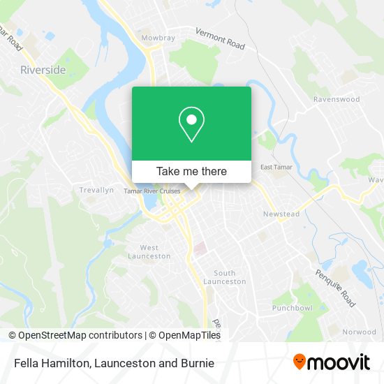 Mapa Fella Hamilton