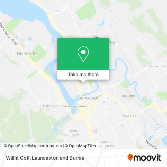 Willfit Golf map