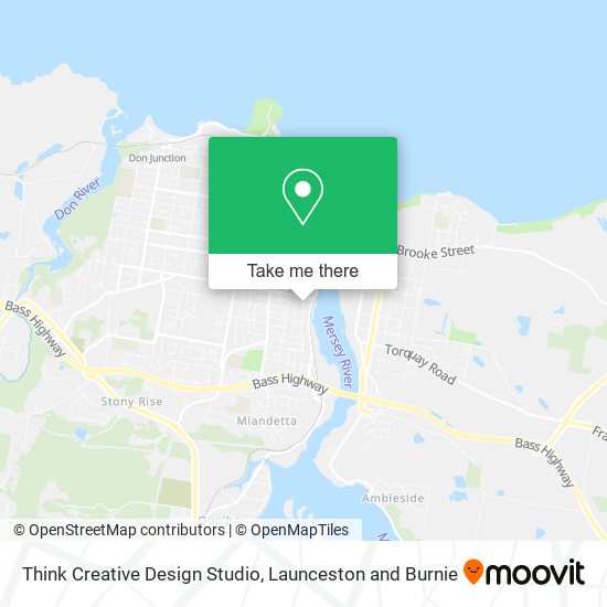 Think Creative Design Studio map