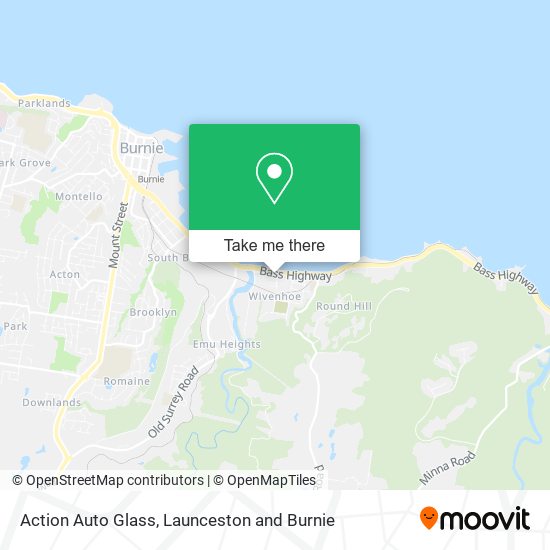 Action Auto Glass map