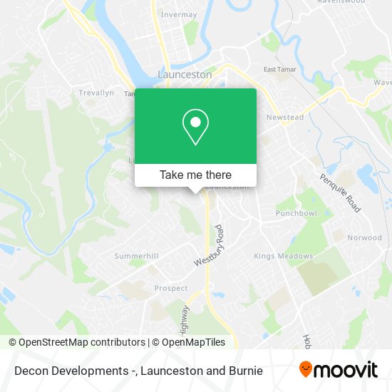 Decon Developments - map