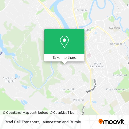 Brad Bell Transport map