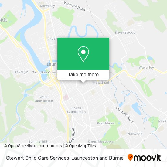 Mapa Stewart Child Care Services