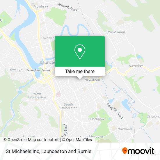 St Michaels Inc map