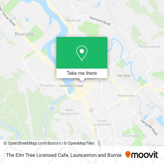 The Elm Tree Licensed Cafe map