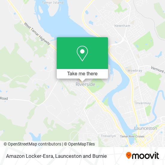 Amazon Locker-Esra map