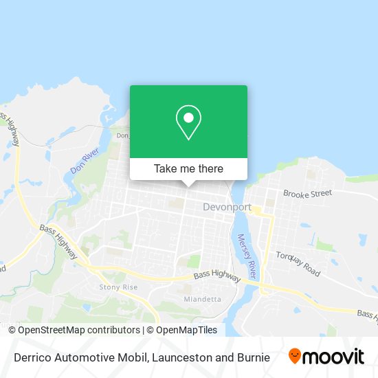 Derrico Automotive Mobil map