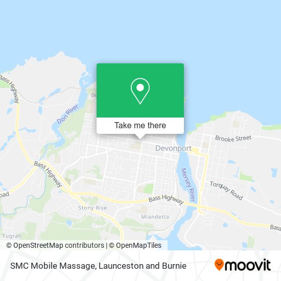 SMC Mobile Massage map